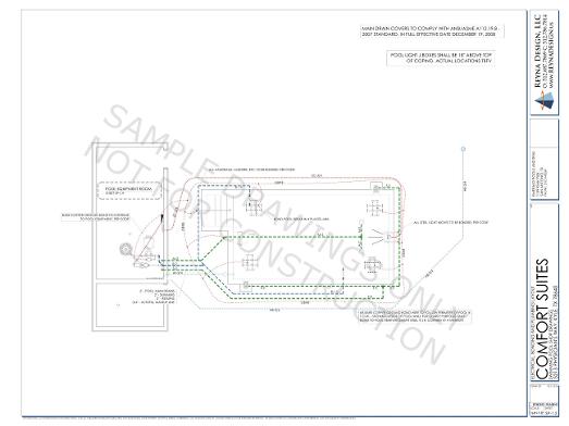 Sample Swimming Pool Mechanical Layout