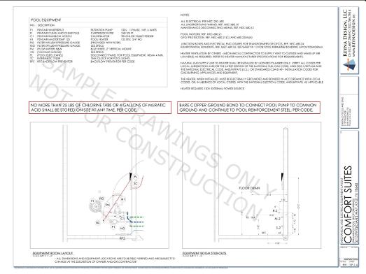 Sample Swimming Pool Equipment Layout